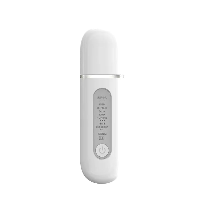 Ultrasonic Skin Scrubber – 4-in-1 Facial Cleansing & Skin Infusion Device