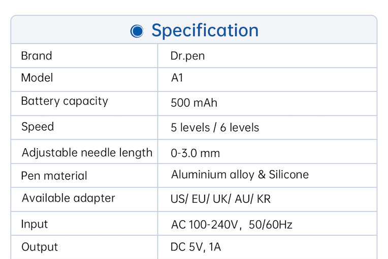 Dr Pen A1 Microneedling Pen | Professional MTS & PMU Device | PRE ORDER